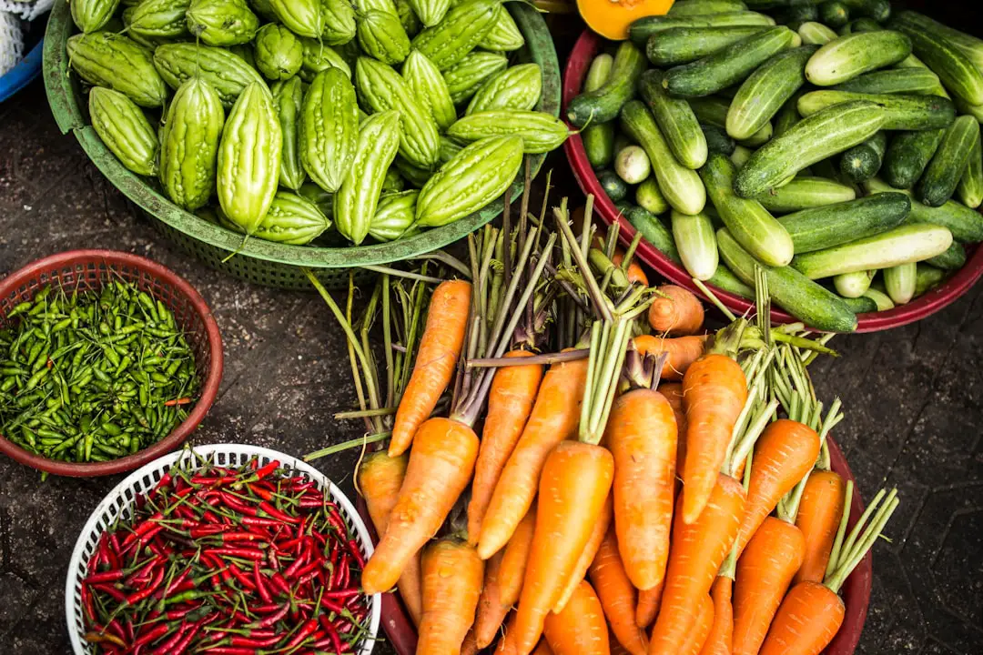 bundle of assorted vegetable lot