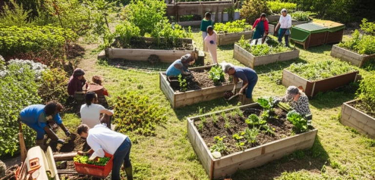 Featured image for 12 Permaculture Principles for Thriving Community Gardens 2025