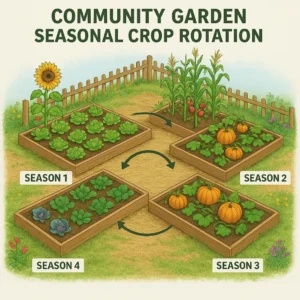 Featured image for 4-Step Seasonal Crop Rotation in Community Gardens 2026