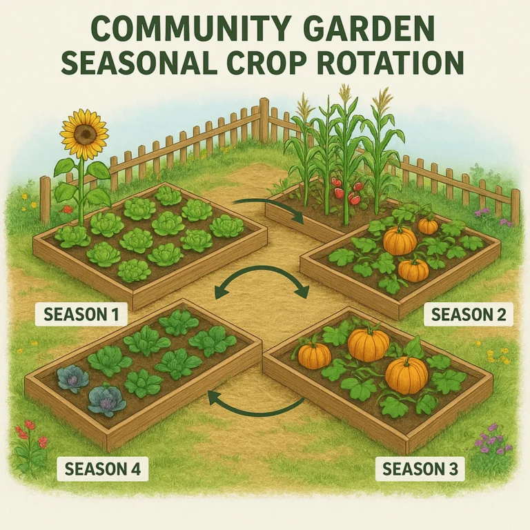 Featured image for 4-Step Seasonal Crop Rotation in Community Gardens 2026