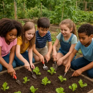 Featured image for Community Gardening and School Partnerships 12 Steps